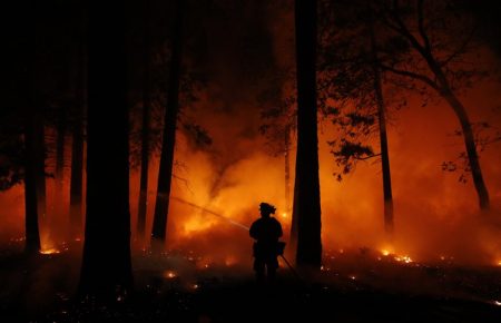 Лісові пожежі у Каліфорнії: десяток загиблих, площа вогню збільшилася вдвічі