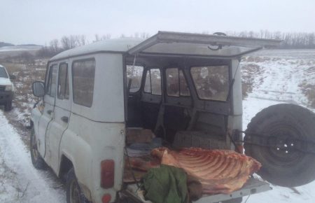 Двоє чоловіків намагалися вивезти з Луганської області в Росію 340 кілограмів м'яса