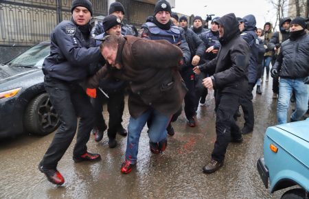 Акція на підтримку українських моряків в Одесі: поліція затримала двох учасників