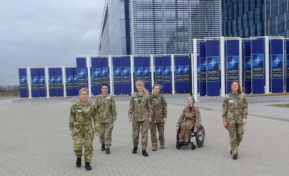 Українські ветеранки виступили у штаб-квартирі НАТО та показали стрічку «Невидимий Батальйон»