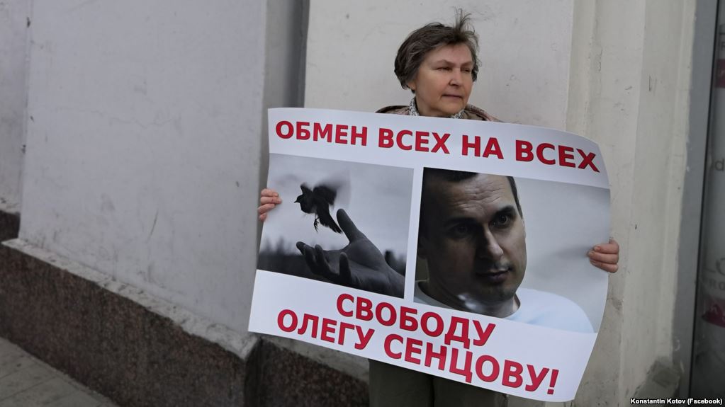 У Москві влаштували одиночні пікети на підтримку ув'язнених у Росії українців