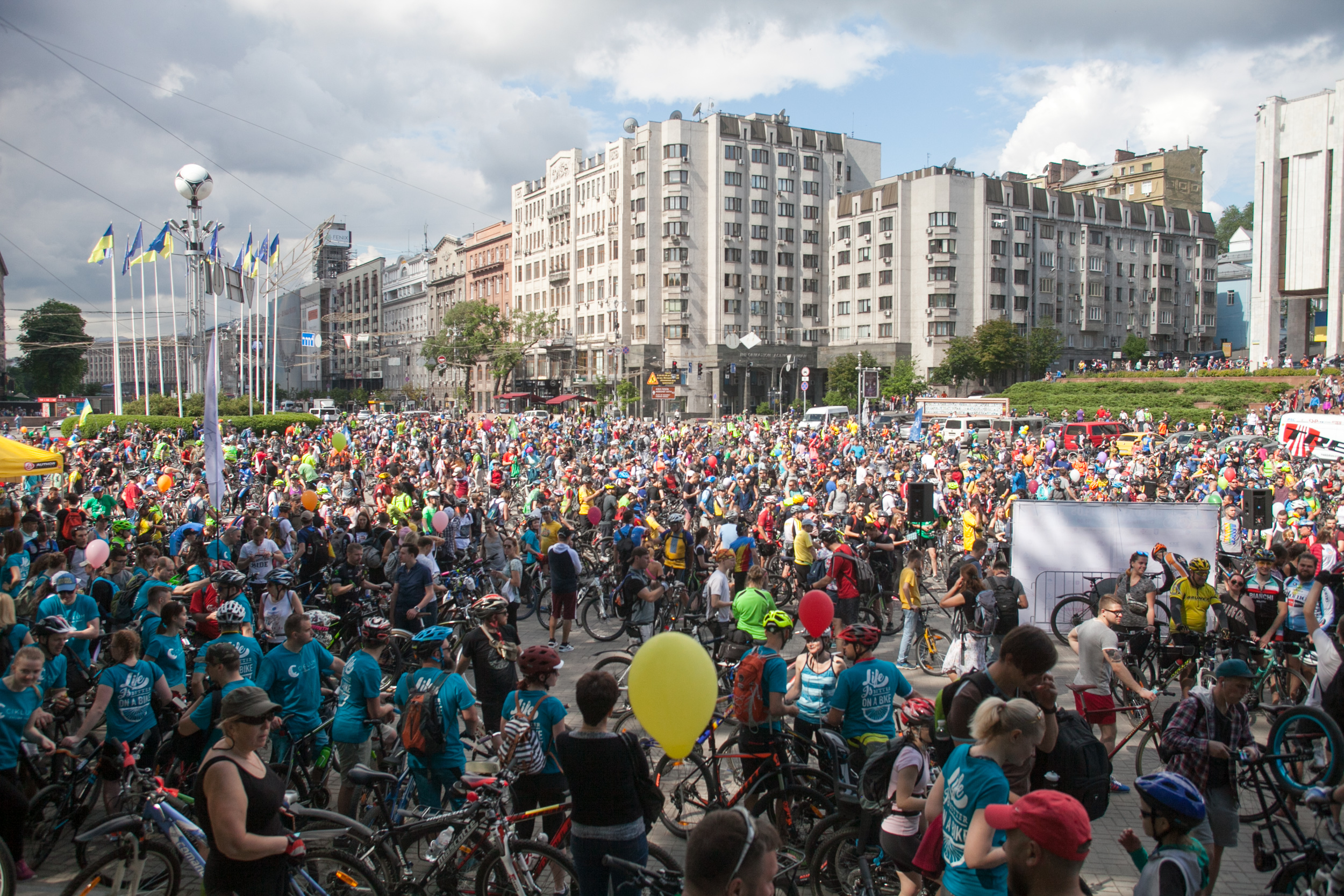 У Всеукраїнський велодень в Києві перекриють низку вулиць