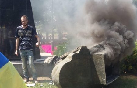 У Харкові поліція відкрила два кримінальні провадження через знесення пам’ятника Жукову