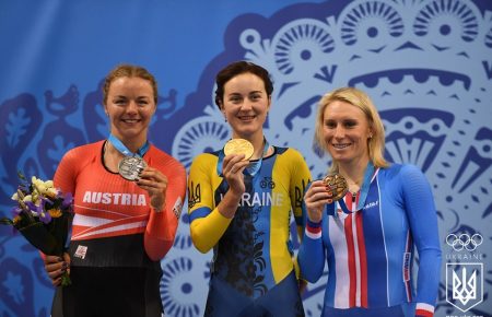 Українська велогонщиця здобула «золото» на велотреку Європейських ігор