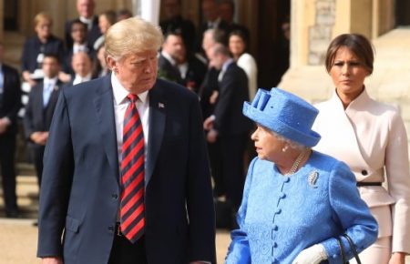 Президент США Трамп зустрівся з королевою Британії Єлизаветою ІІ