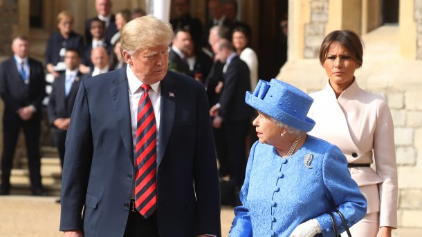 Президент США Трамп зустрівся з королевою Британії Єлизаветою ІІ