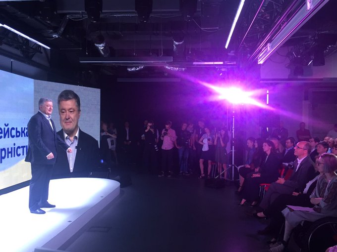 Порошенко оголошує першу десятку партії «Європейська солідарність»