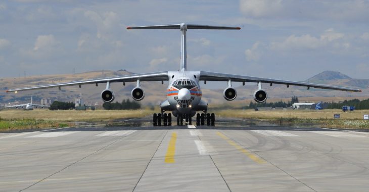 До Туреччини прибув сьомий літак з компонентами російських комплексів С-400 До Туреччини прибув сьомий літак з компонентами російських комплексів С-400