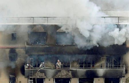 Кількість загиблих унаслідок пожежі в аніме-студії в Японії перевищила 30
