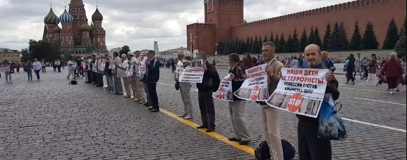 У Москві поліція затримала сімох учасників акції проти переслідування кримських татар