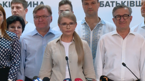 Тимошенко заявила, що її партія готова увійти до коаліції зі «Слугою народу»