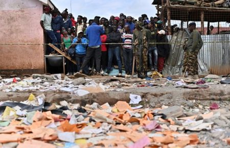 У столиці Кенії обвалилася будівля школи, загинули 7 дітей, понад 60 постраждали
