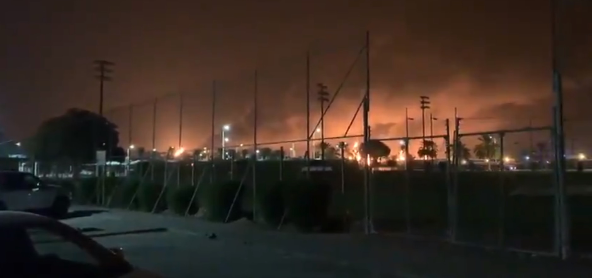 Після атаки дронів сталася пожежа на нафтопереробному заводі у Саудівській Аравії