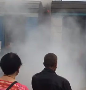 На Волині загорівся пасажирський потяг, евакуювали сотню людей (відео)