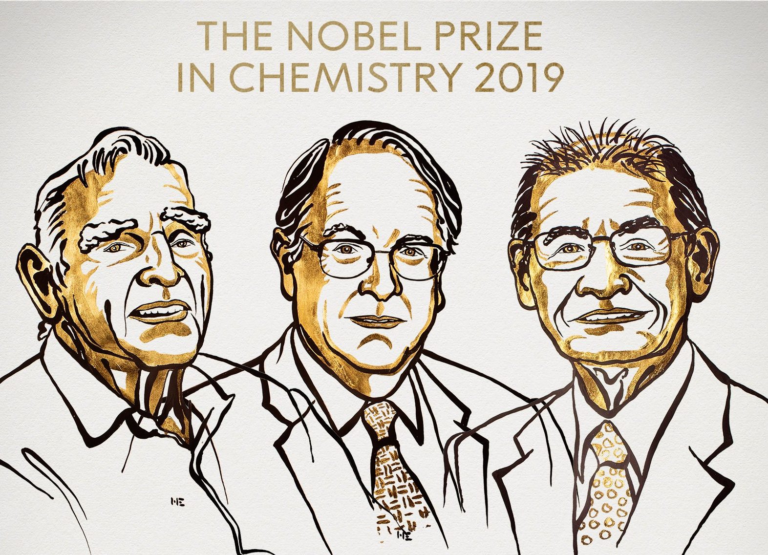 Нобелівську премію з хімії вручили за розробку літій-іонних батарей