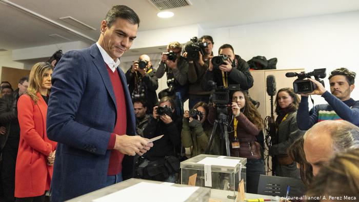 Вибори в Іспанії: партія Санчеза перемогла, права Vox подвоїла кількість місць у парламенті