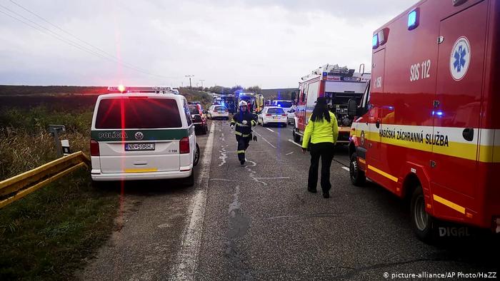 У Словаччині 12 людей загинули унаслідок зіткнення автобуса з вантажівкою