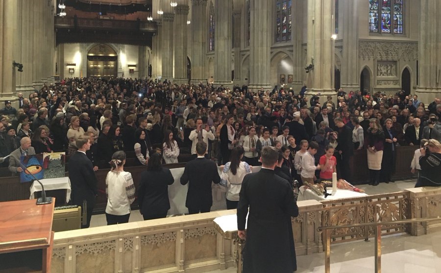 У соборі Святого Патрика в центрі Нью-Йорка вшанували пам'ять жертв Голодомору