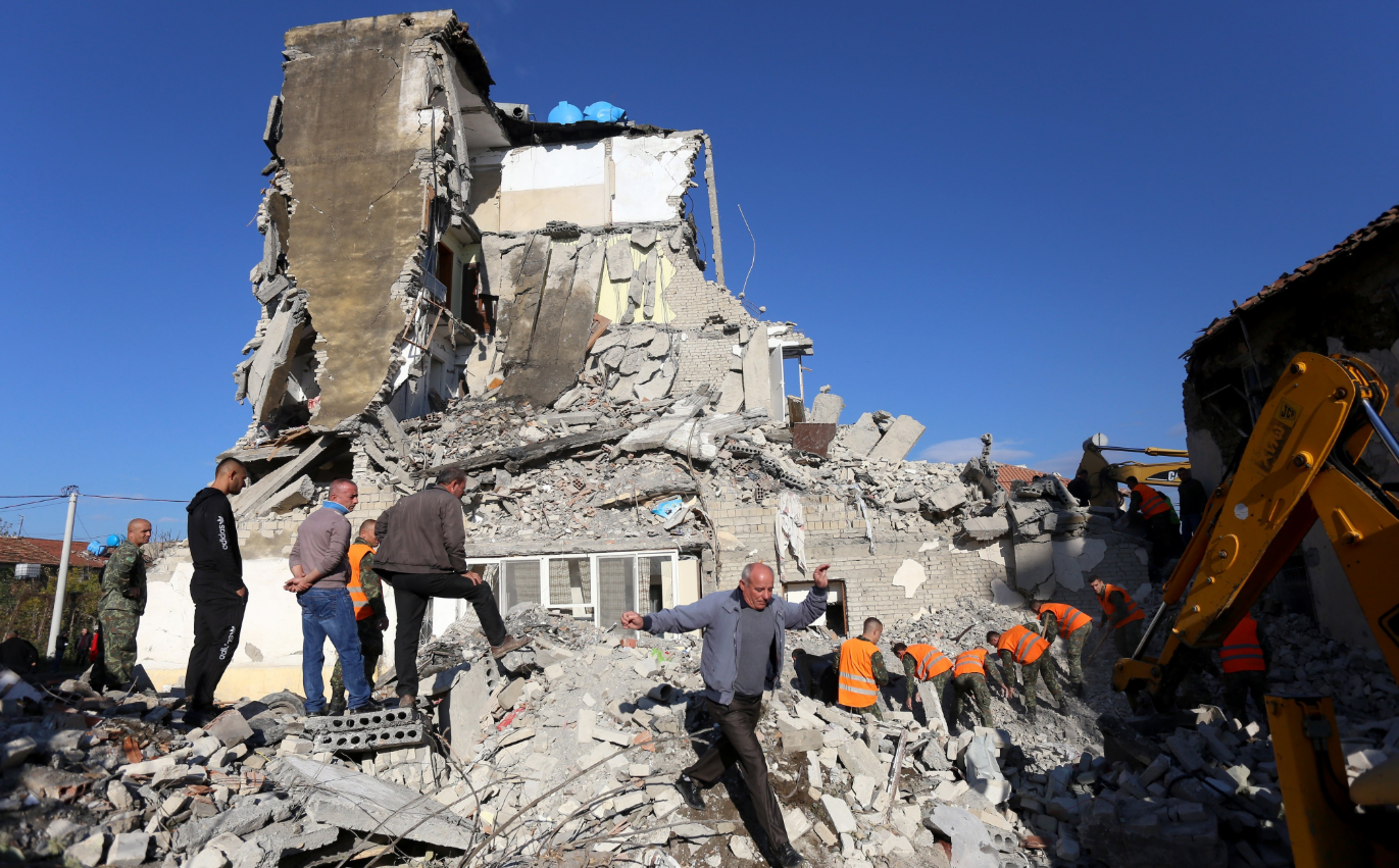 В Албанії кількість загиблих унаслідок землетрусу зросла до 37