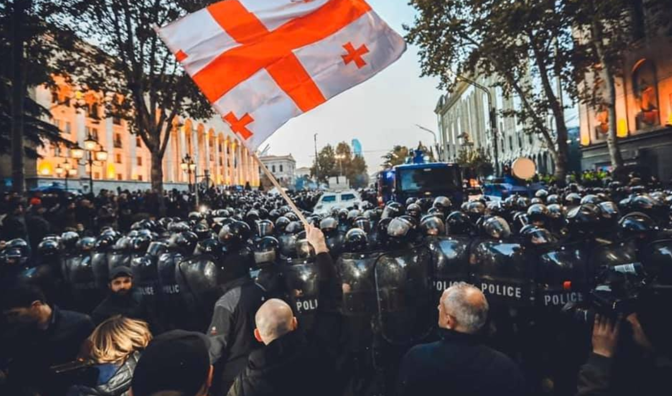 У Грузії будівлю парламенту відгородили від протестувальників