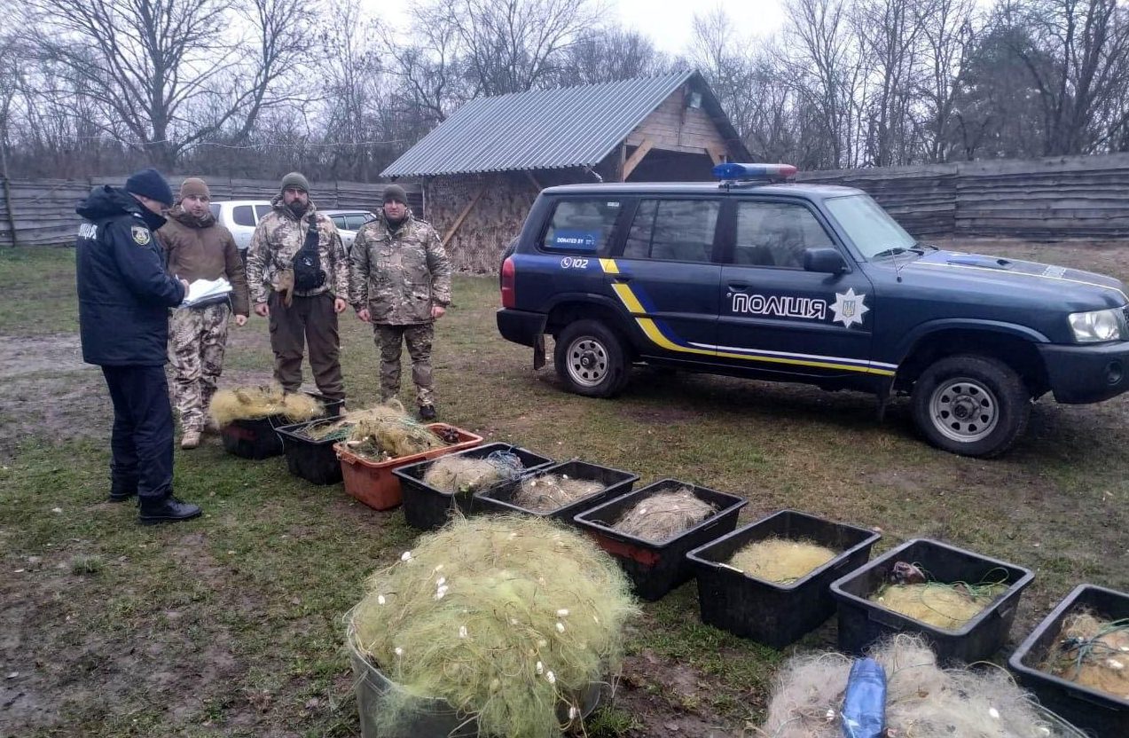Поліція затримала бракон`єрів у Чорнобильській зоні за незаконний вилов риби