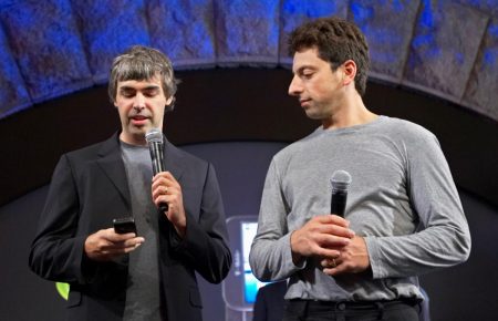 Засновники Google Пейдж і Брін відійшли від управління холдингом Alphabet