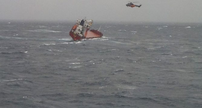 В Егейському морі зазнало аварії судно з українськими моряками