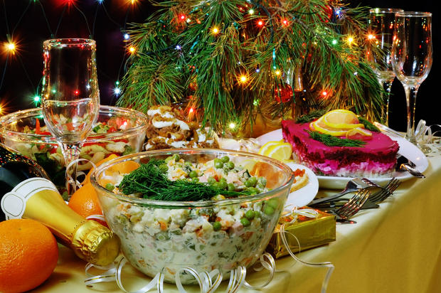 Кутя, вареники, олів'є та мандарини: що їдять на Різдво та Новий рік