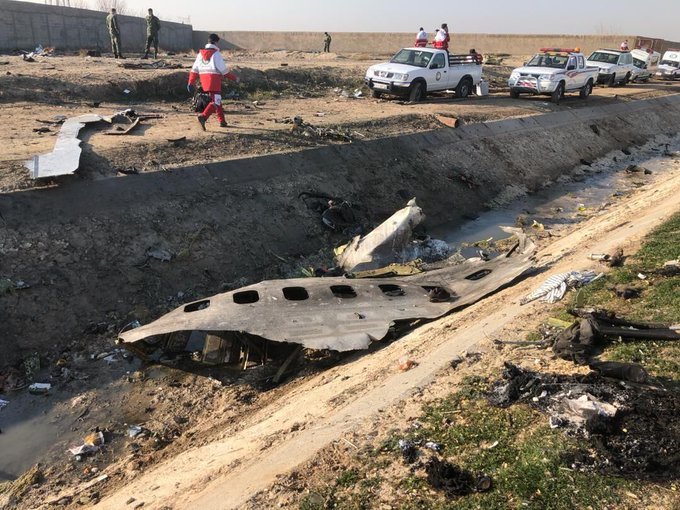 В авіакатастрофі в Ірані загинули 11 українців — РНБО
