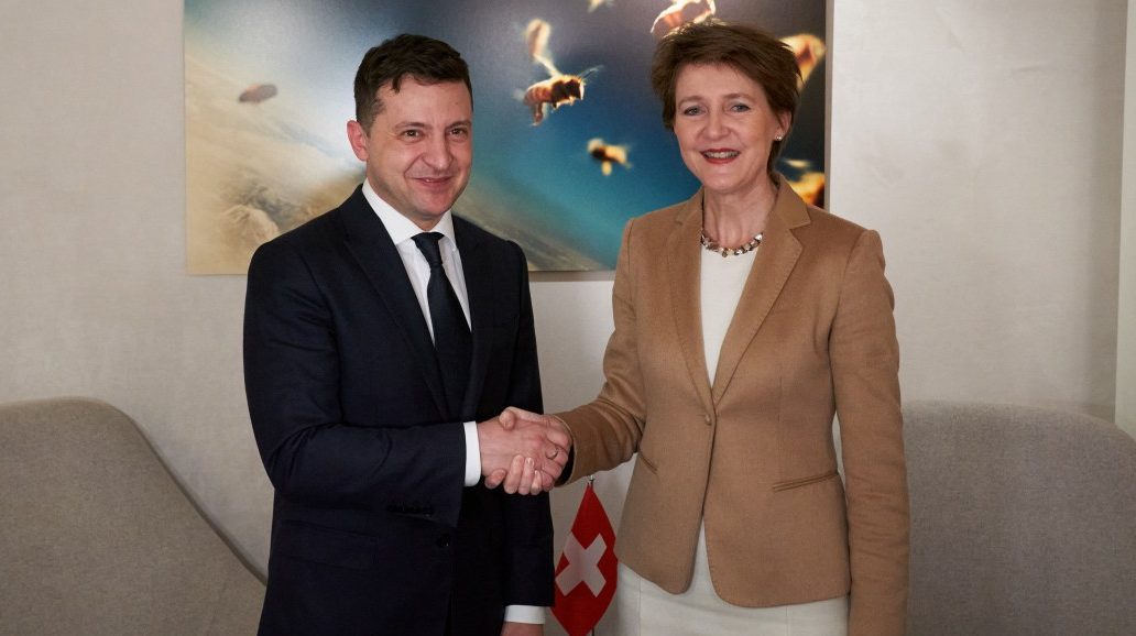 Зеленський зустрівся з Федеральною президенткою Швейцарії