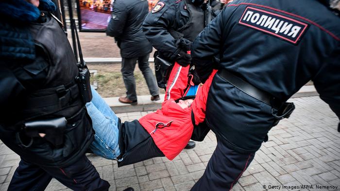 На акціях протесту в Москві затримані понад 10 людей