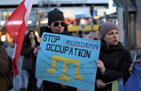 У Берліні відбулась акція проти окупації Криму Росією