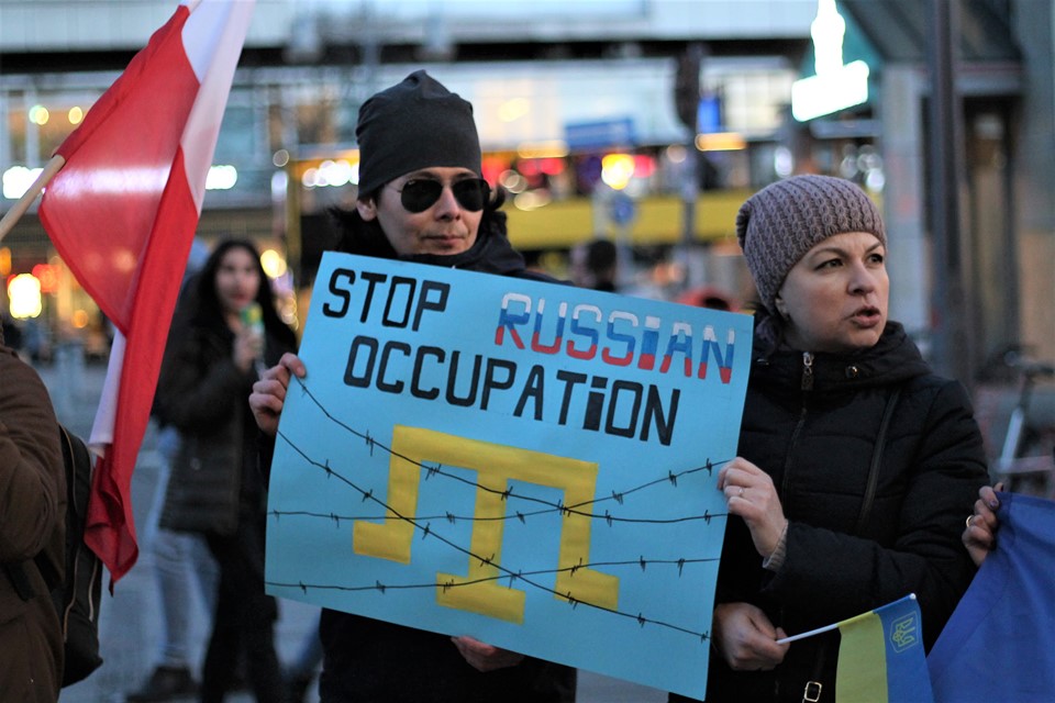 У Берліні відбулась акція проти окупації Криму Росією