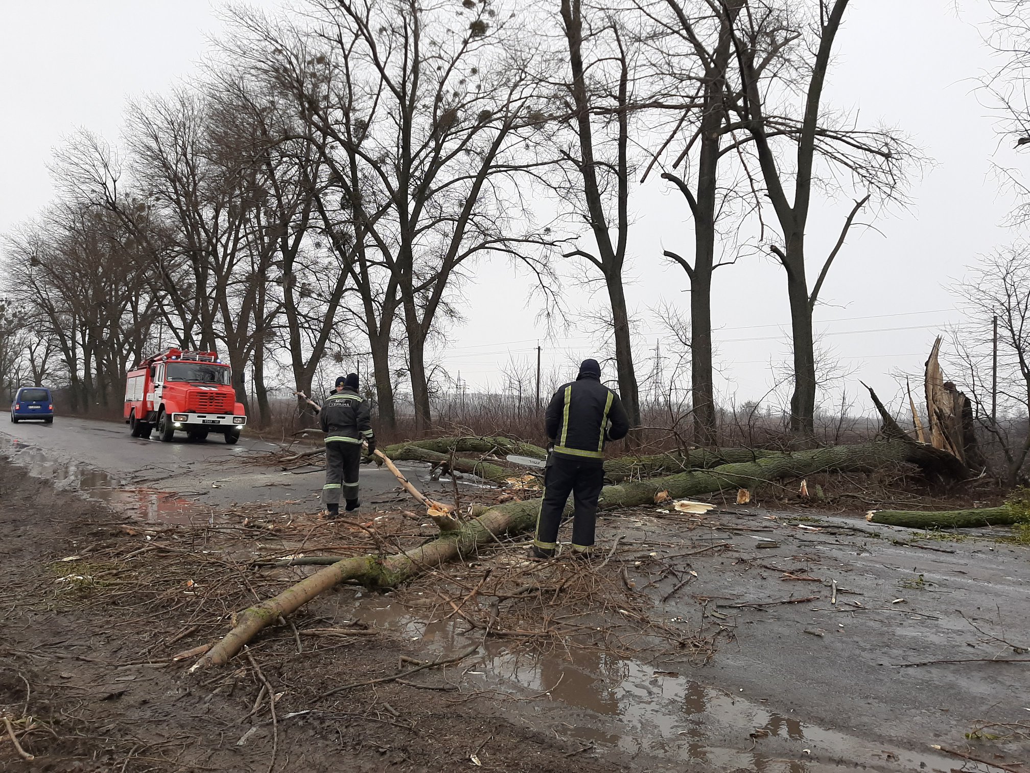 В Україні вітер залишив без світла 1,4 тисячі населених пунктів
