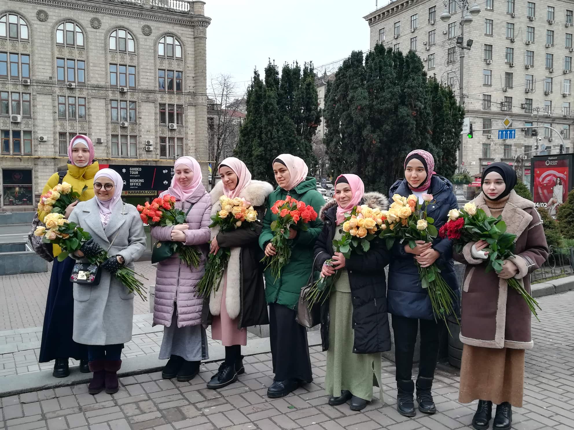 У Києві мусульманки України вийшли на акцію до Всесвітнього дня хіджаба