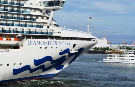 Понад 170 людей захворіли на коронавірус на круїзному лайнері Diamond Princess
