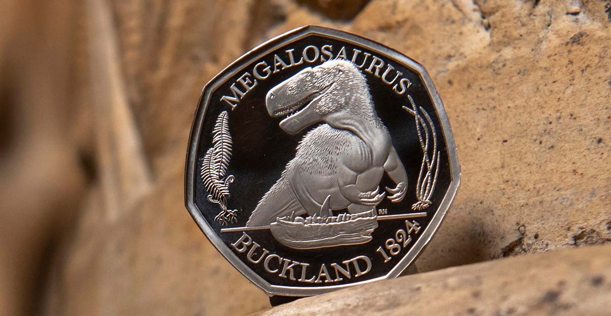 У Британії випустять колекцію монет із динозаврами, яких першими знайшли у країні