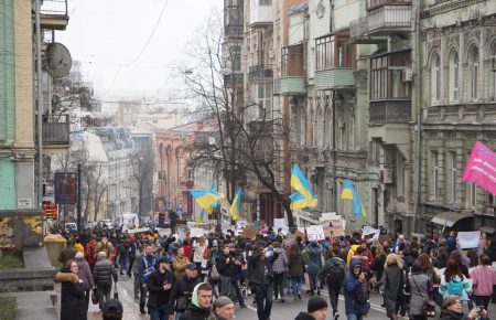 Поліція відкрила провадження за фактом нападу на 7 учасниць та учасників Маршу жінок у Києві