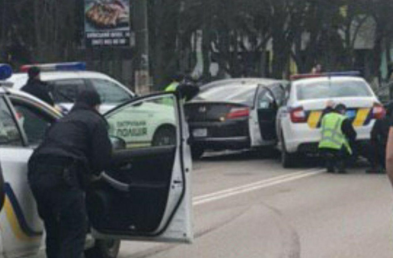 У Борисполі затримали водія, який наїхав на поліцейського й втік