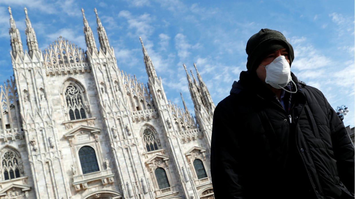 В Італії закривають на карантин усі провінції регіону Ломбардія через коронавірус