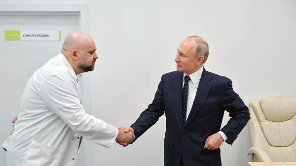 У медика, який проводив Путіну екскурсію спецлікарнею, виявили коронавірус