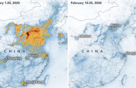 Рівень забруднення в Китаї скоротився — NASA пов'язують це з коронавірусом (фото)