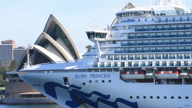 Коронавірус: Австралія розпочала кримінальне розслідування щодо лайнера Ruby Princess