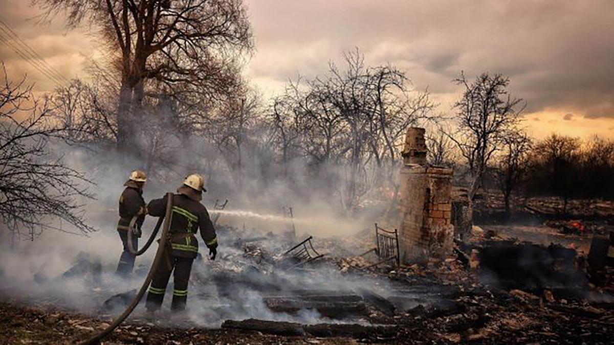 На Житомирщині рятувальники ліквідували два осередки пожежі