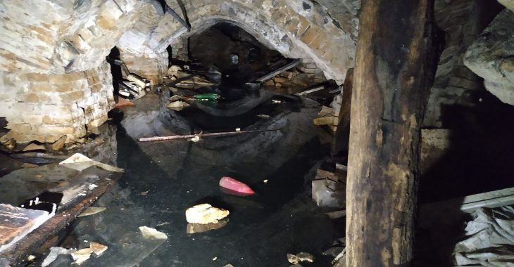 Затопленное подземелье, на стенах —  грибок: в Луцке разрушается дом, которому более 400 лет