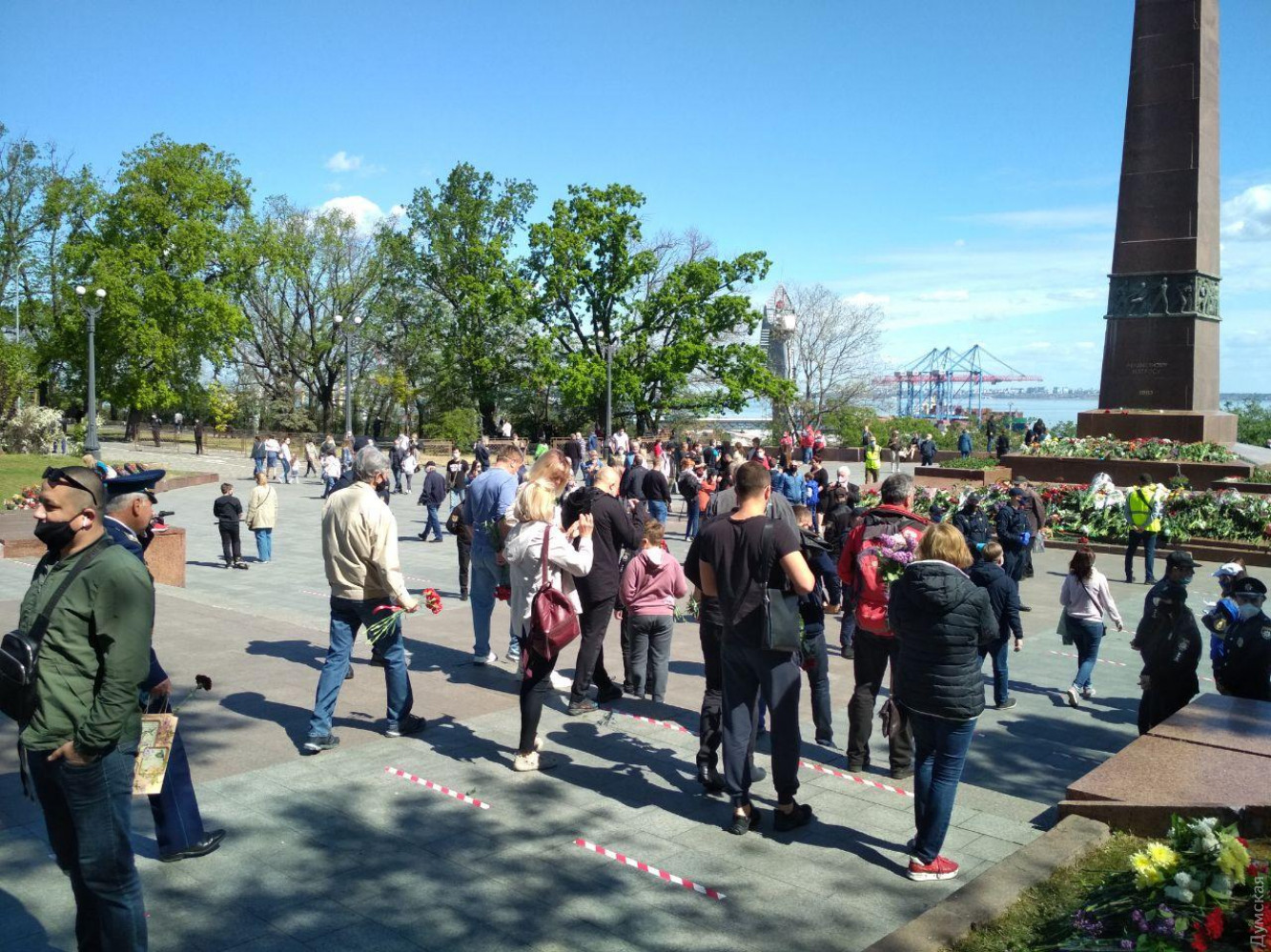 В Одесі також провели масові заходи до 9 травня попри карантин
