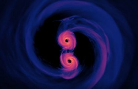 Астрономи вперше побачили як зіткнулися дві чорні діри: раніше такі зіткнення фіксували лише за допомогою приладів