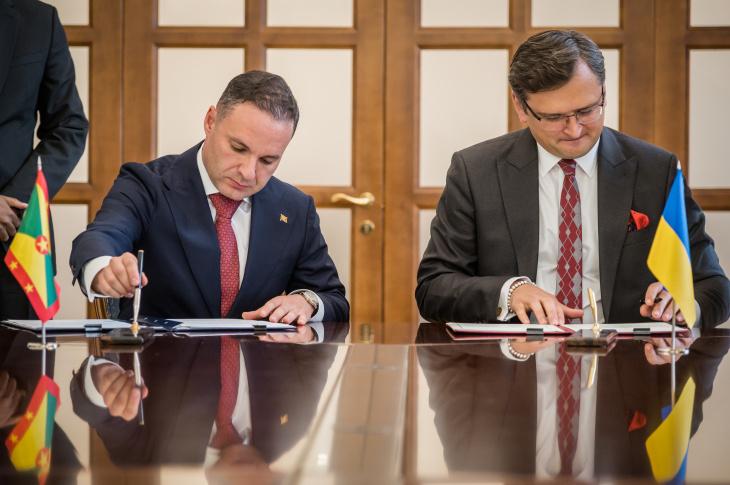 Україна підписала угоду про безвіз із острівною країною Гренадою