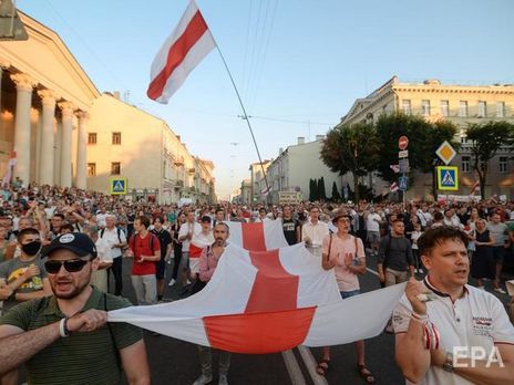 На акції протесту в Мінську вже затримали 125 людей — МВС Білорусі
