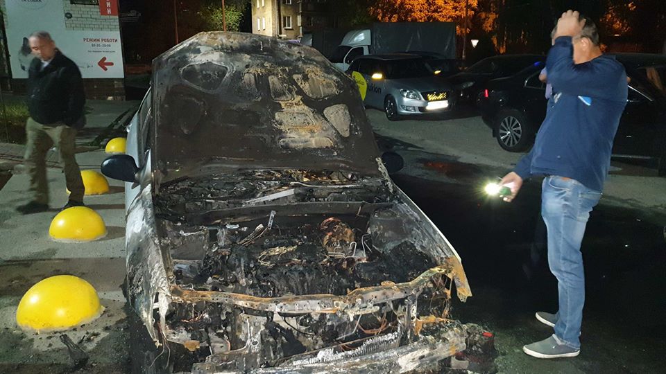 Невідомі вночі спалили авто водія «Схем» — Ткач